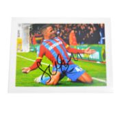 Signed Jason Puncheon 5x7 colour photograph, Crystal Palace