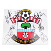 Signed Southampton A4 club badge