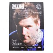 Leicester City vs Birmingham signed matchday programme