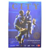 Leicester City vs Tottenham signed matchday programme