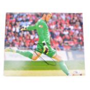 Signed David De Gea 8x10 colour photograph, Manchester United