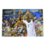 Signed Saido Berahino 4x6 colour photograph, England U21