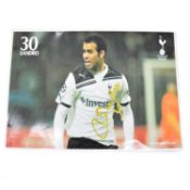 Signed Sandro A4 colour photograph, Tottenham