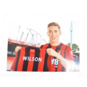 Signed Harry Wilson 5x7 colour photograph, Bournemouth