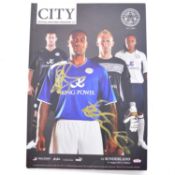 Leicester City vs Sunderland signed matchday programme