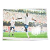 Signed Darren Bent A4 coloured photograph, Aston Villa
