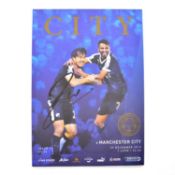 Leicester City vs Chelsea signed matchday programme