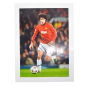 Signed Marouane Fellaini 5x7 colour photograph, Manchester United