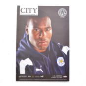 Leicester City vs Blackpool signed matchday programme