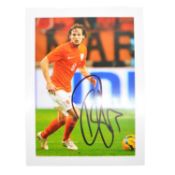 Signed Daley Blind 5x7 colour photograph, Netherlands
