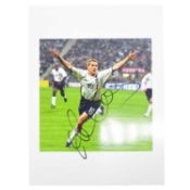 Signed Michael Owen 5x5 colour photograph, whilst playing for England