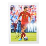 Signed Cesc Fabregas 5x7 colour photograph, Spain