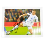 Signed Calum Chambers 5x7 colour photograph, whilst playing for England