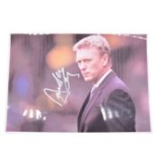 Signed David Moyes A4 colour photograph