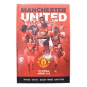 Manchester United annual 2018, signed by Juan Mata