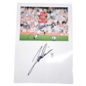 Signed Jack Wiltshire A4 colour photograph, Arsenal