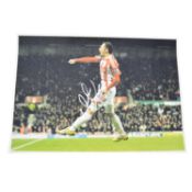 Signed Matthew Etherington A4 colour photograph, Stoke City