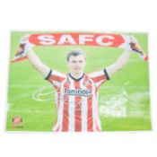Signed Craig Gardener A4 colour photograph, Sunderland