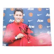 Signed Ander Herrera 6x10 colour photograph, Manchester United