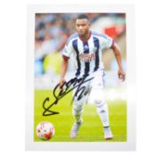 Signed Stephan Sessegnon 5x7 colour photograph, West Bromwich Albion