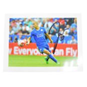 Signed Gokhan Inler 5x7 colour photograph, Leicester