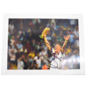 Signed Bastian Schweinsteiger 5x7 colour photograph, Germany
