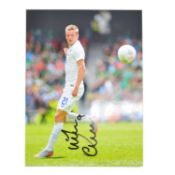 Signed Jamie Vardy 6x8 colour photograph, whilst playing for England