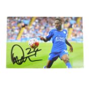 Signed Nathan Dyer 4x6 colour photograph, Leicester