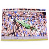 Signed Tim Howard A4 colour photograph, Everton