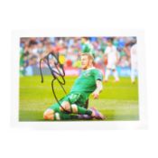 Signed James McClean 5x7 colour photograph, Republic of Ireland
