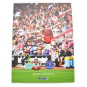Southampton vs Everton signed matchday programme