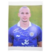 Signed Danny Drinkwater 8x10 colour picture, Leicester City