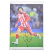 Signed Jermaine Pennant A4 colour photograph, Stoke City