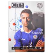 Leicester City vs Swindon signed matchday programme
