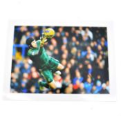 Signed Petr Cech 5x7 colour photograph, Chelsea