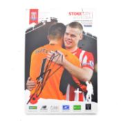 Stoke City vs Chelsea signed matchday programme
