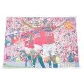 Signed Michael Owen A4 photograph, Manchester United