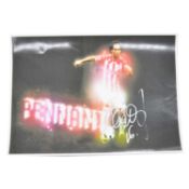 Signed Jermaine Pennant A4 colour photograph, Stoke City