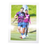 Signed Charlie Austin 5x7 colour photograph, England