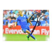 Signed Gokhan Inler 4x6 colour photograph, Leicester