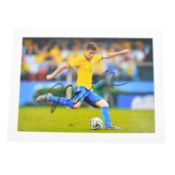 Signed Oscar 5x7 colour photograph, Brazil