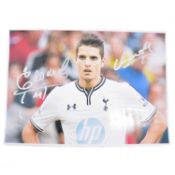 Signed Eric Lamela A4 colour photograph, Tottenham Hotspur