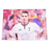 Signed Eric Lamela A4 colour photograph, Tottenham Hotspur