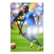 Signed Ngolo Kante 4x6 colour photograph, Leicester