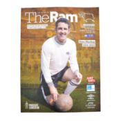 Derby County vs Birmingham City signed matchday programme