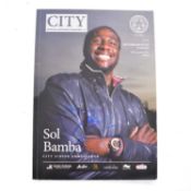 Leicester City vs Peterborough signed programme