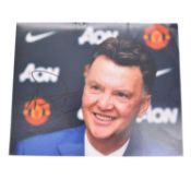 Signed Louis Van Gaal 8x10 colour photograph, Manchester United