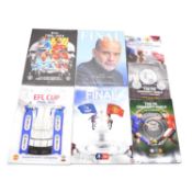 Seven Wembley football programmes, including FA cup finals