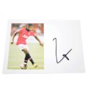 Signed Wilfred Zaha A4 colour photograph, Manchester United