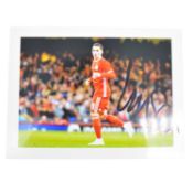Signed Harry Wilson 5x7 colour photograph, Wales